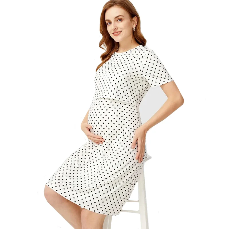 2022 платья для беременных женское платье для беременных и кормящих матерей модное платье в горошек с коротким рукавом для беременных Одежда для грудного вскармливания
2022 платья для беременных женское платье для беременных и кормящих матерей модное платье в горошек с коротким рукавом для беременных Одежда для грудного вскармливания