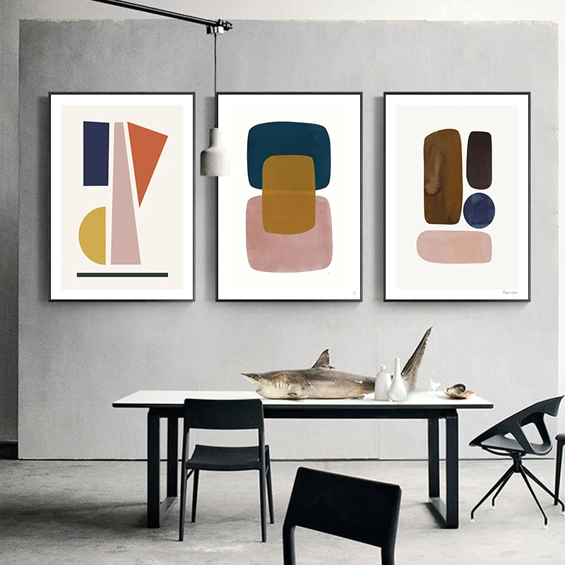 Modern Abstract Geometric Canvas Art Painting Minimalist Color Block Posters and Print Wall Pictures for Living Room Home Decor
Modern Abstract Geometric Canvas Art Painting Minimalist Color Block Posters and Print Wall Pictures for Living Room Home Decor