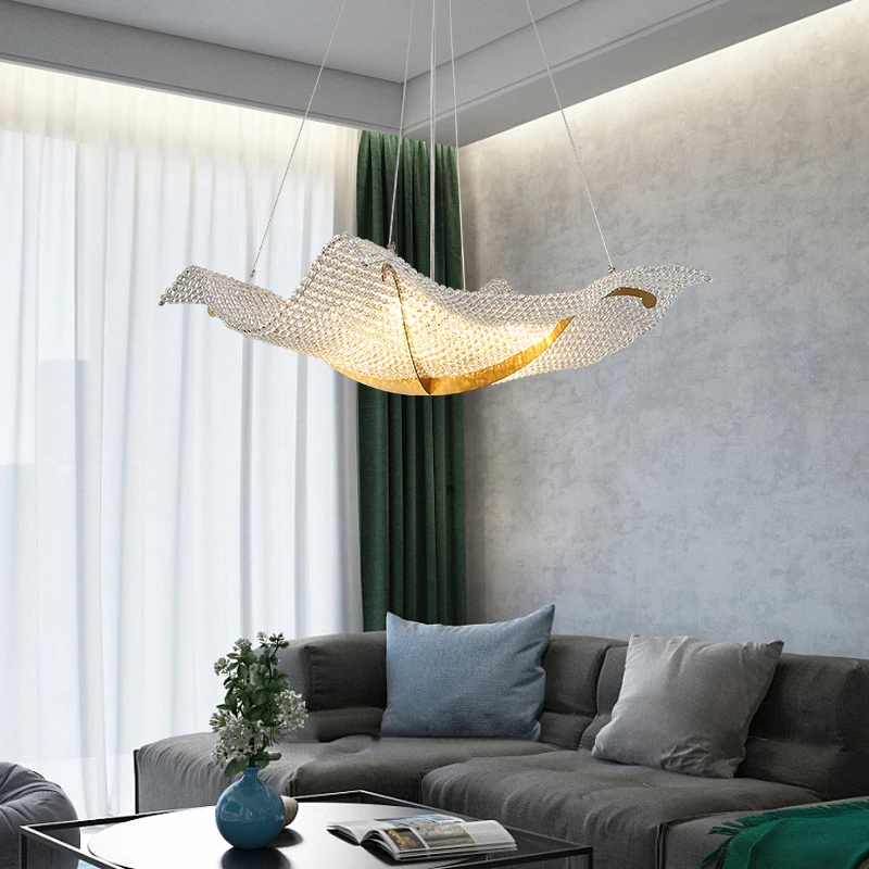 Chandelier Led Art Pendant Lamp Light G9 crystal simple stainless steel living bedroom dining room interior modern dimmable
Chandelier Led Art Pendant Lamp Light G9 crystal simple stainless steel living bedroom dining room interior modern dimmable