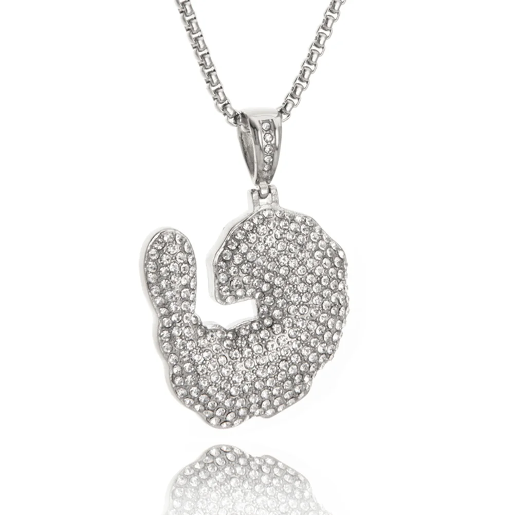 1 Pc Hip Hop Shrimp Shape Necklace Creative Alloy Encased Pendant Fashion Torque for Woman Lady (Silver)
1 Pc Hip Hop Shrimp Shape Necklace Creative Alloy Encased Pendant Fashion Torque for Woman Lady (Silver)