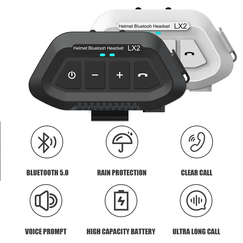 BT 5.0 Bluetooth Helmet Headset 1200mAh Motorcycle Helmet Headphone Voice Assistant Moto Earphone Motorbike 2 Phone Connection
BT 5.0 Bluetooth Helmet Headset 1200mAh Motorcycle Helmet Headphone Voice Assistant Moto Earphone Motorbike 2 Phone Connection