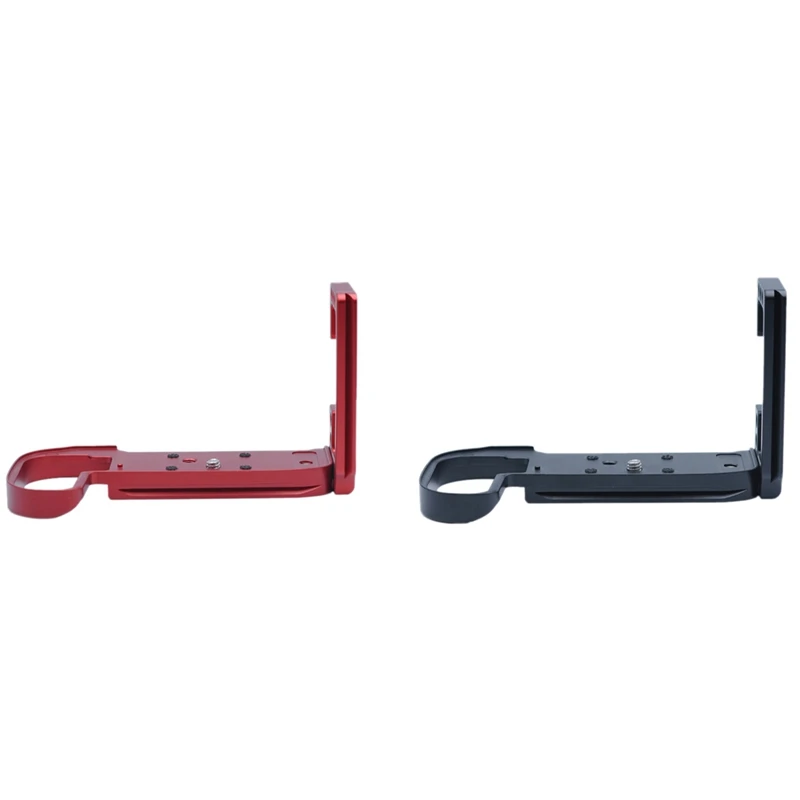 AT41 2X Quick Release L Plate Bracket Holder Hand Grip For Canon EOS R5 EOS R6 For Arca Swiss Tripod Ballhead,Black & Red
AT41 2X Quick Release L Plate Bracket Holder Hand Grip For Canon EOS R5 EOS R6 For Arca Swiss Tripod Ballhead,Black & Red