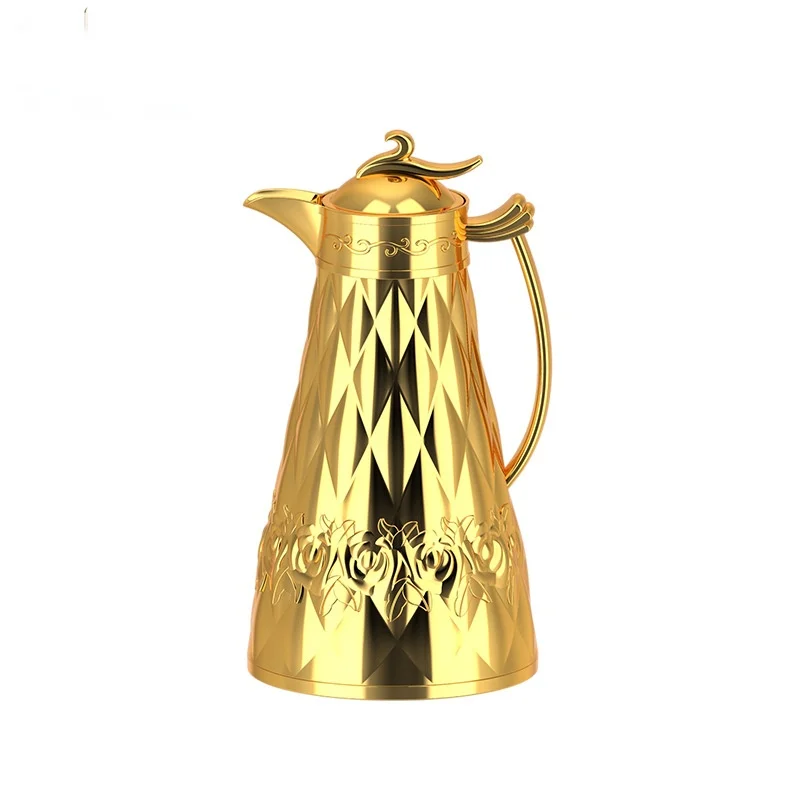 Arab classical modern style kettle office thermos hotel restaurant teapot party thermal insulation cold insulation thermos
Arab classical modern style kettle office thermos hotel restaurant teapot party thermal insulation cold insulation thermos