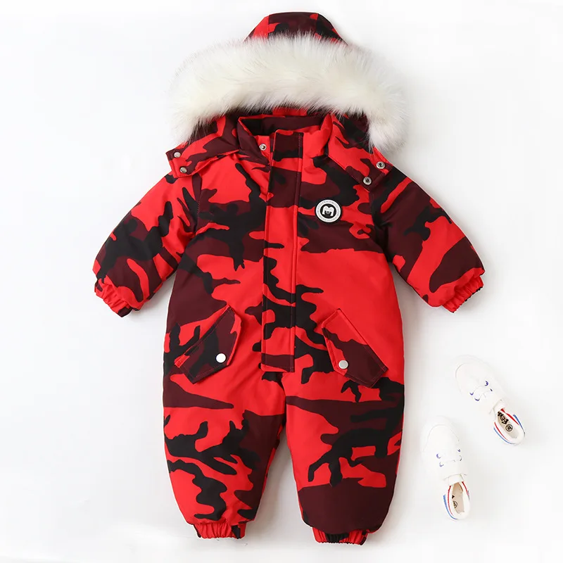 Winter Kids Jumpsuit Overalls Toddler Warm Waterproof Children Clothes Ski Jumpsuit Down Jacket Baby Boys Girls Outdoor Snowsuit 
Winter Kids Jumpsuit Overalls Toddler Warm Waterproof Children Clothes Ski Jumpsuit Down Jacket Baby Boys Girls Outdoor Snowsuit