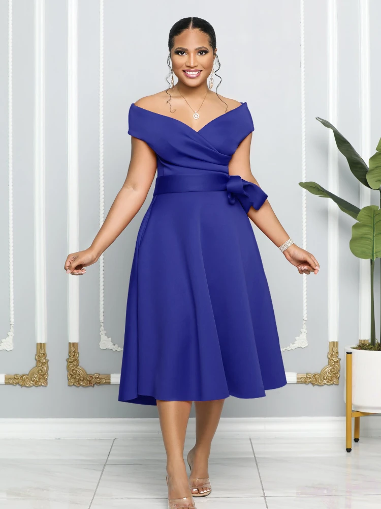 Elegant Boall Gown Dress Off Shoulder Sleeveless Women High Waist A Line Pleated Midi Evening Wedding Guest Outfits with Pocket
Elegant Boall Gown Dress Off Shoulder Sleeveless Women High Waist A Line Pleated Midi Evening Wedding Guest Outfits with Pocket