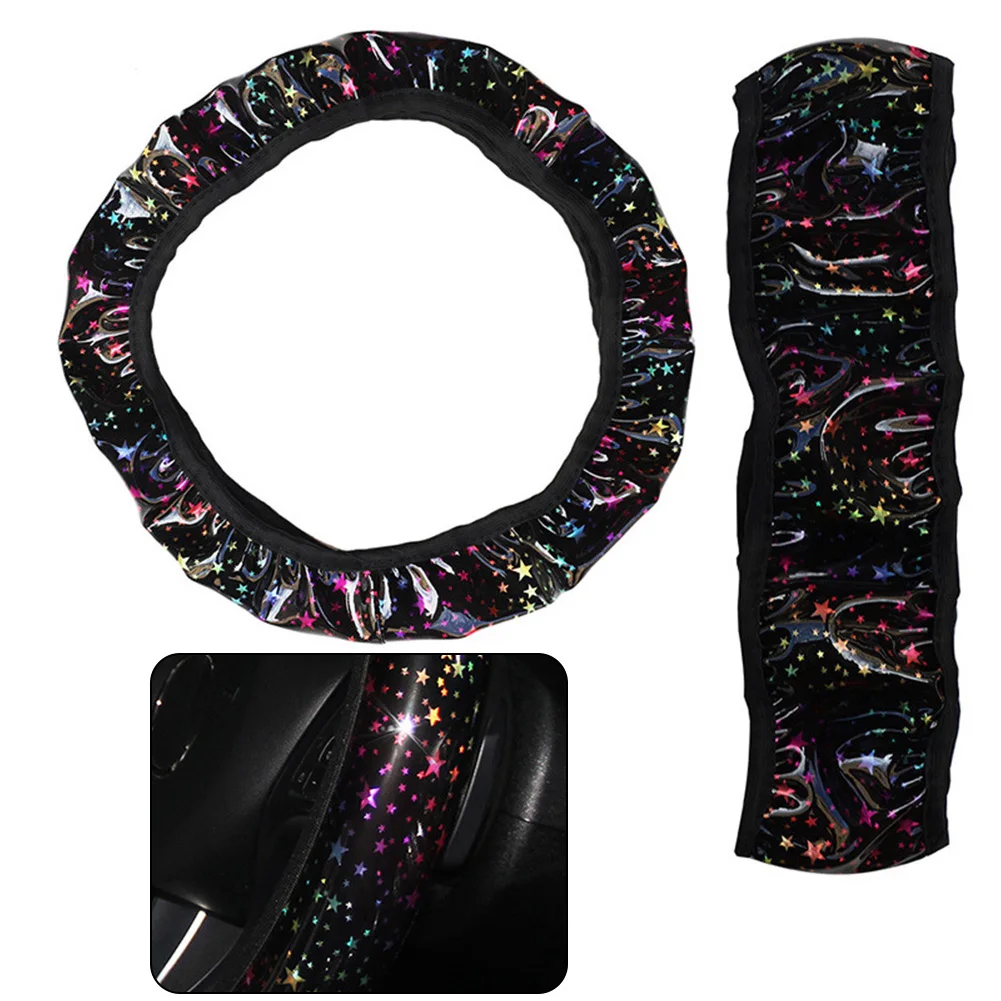 High Quality Car Accessories Car Steering Wheel Cover Car Steering For Round And D-shaped Glitter Bling Star Elastic
High Quality Car Accessories Car Steering Wheel Cover Car Steering For Round And D-shaped Glitter Bling Star Elastic