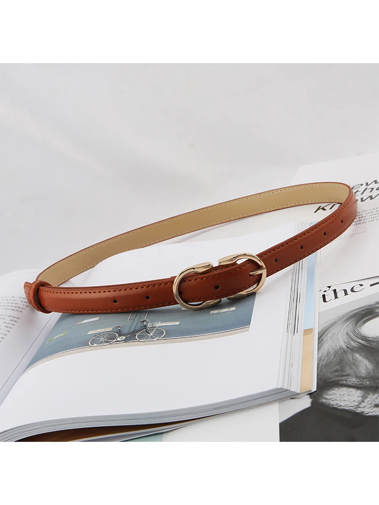 PU Leather Women Thin Belt Metal Pin Buckle Waist Strap New Fashion Ladies Trouser Dress Decoration Waistband
PU Leather Women Thin Belt Metal Pin Buckle Waist Strap New Fashion Ladies Trouser Dress Decoration Waistband