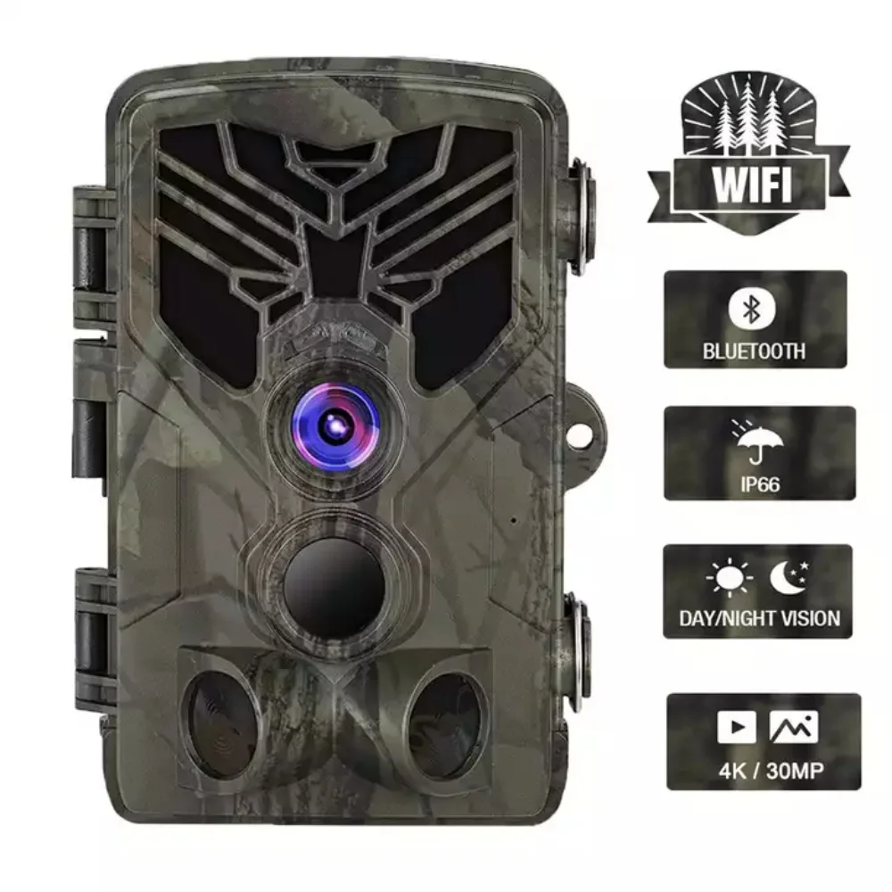 Portable 24MP 1296P Waterproof Infrared Night Vision Hunting Trail Camera WIFI Wireless Bluetooth APP Control Security Camera
Portable 24MP 1296P Waterproof Infrared Night Vision Hunting Trail Camera WIFI Wireless Bluetooth APP Control Security Camera