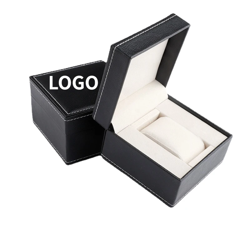 High Grade White Wire with Black PU Leather Square Clamshell Watch Storage Box Provides Free Logo Carving Service Customization
High Grade White Wire with Black PU Leather Square Clamshell Watch Storage Box Provides Free Logo Carving Service Customization