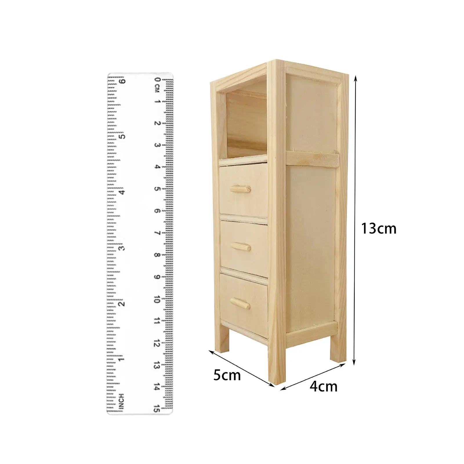 Wooden Dollhouse Miniature Furniture Accessory Furniture Shelf 1:12 Scale Dollhouse Cabinet for 1/12 Dollhouse Decoration
Wooden Dollhouse Miniature Furniture Accessory Furniture Shelf 1:12 Scale Dollhouse Cabinet for 1/12 Dollhouse Decoration