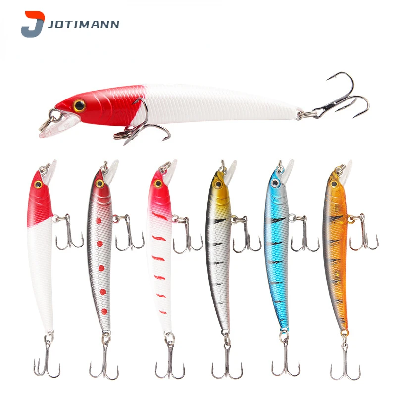New Fishing Lure Minnow Spinning Hard Bait Jerkbait Wobblers Crankbaits 3d Eyes with Hooks Artificial Bionic Bait Fishing Tackle
New Fishing Lure Minnow Spinning Hard Bait Jerkbait Wobblers Crankbaits 3d Eyes with Hooks Artificial Bionic Bait Fishing Tackle