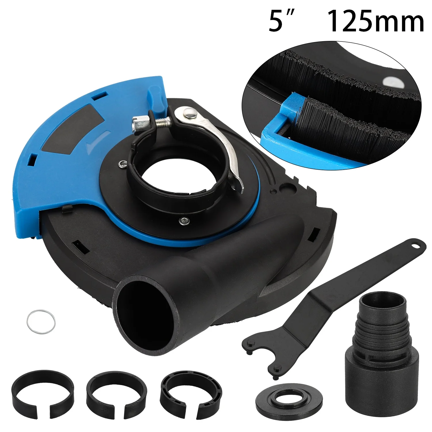 5inch 125mm Angle Grinder Vacuum Hood For The Nose Diameter 38-50mm Power Tool Accessories Quick And Easy Installation
5inch 125mm Angle Grinder Vacuum Hood For The Nose Diameter 38-50mm Power Tool Accessories Quick And Easy Installation