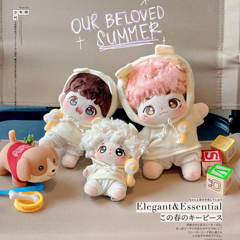 Handmade 10/15/20cm 2pc Cute Poached Eggs Cream Yellow Hooded Sweater Set Shorts Plush Clothes Clothing Doll Dress Up
Handmade 10/15/20cm 2pc Cute Poached Eggs Cream Yellow Hooded Sweater Set Shorts Plush Clothes Clothing Doll Dress Up