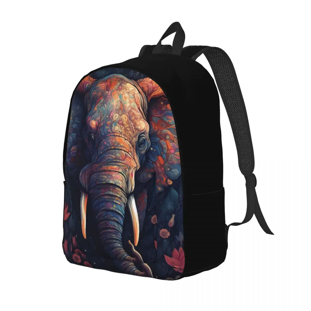 Elephant Canvas Backpacks Colorful Painting Bag Picnic Backpack Unisex Universal Bags
Elephant Canvas Backpacks Colorful Painting Bag Picnic Backpack Unisex Universal Bags