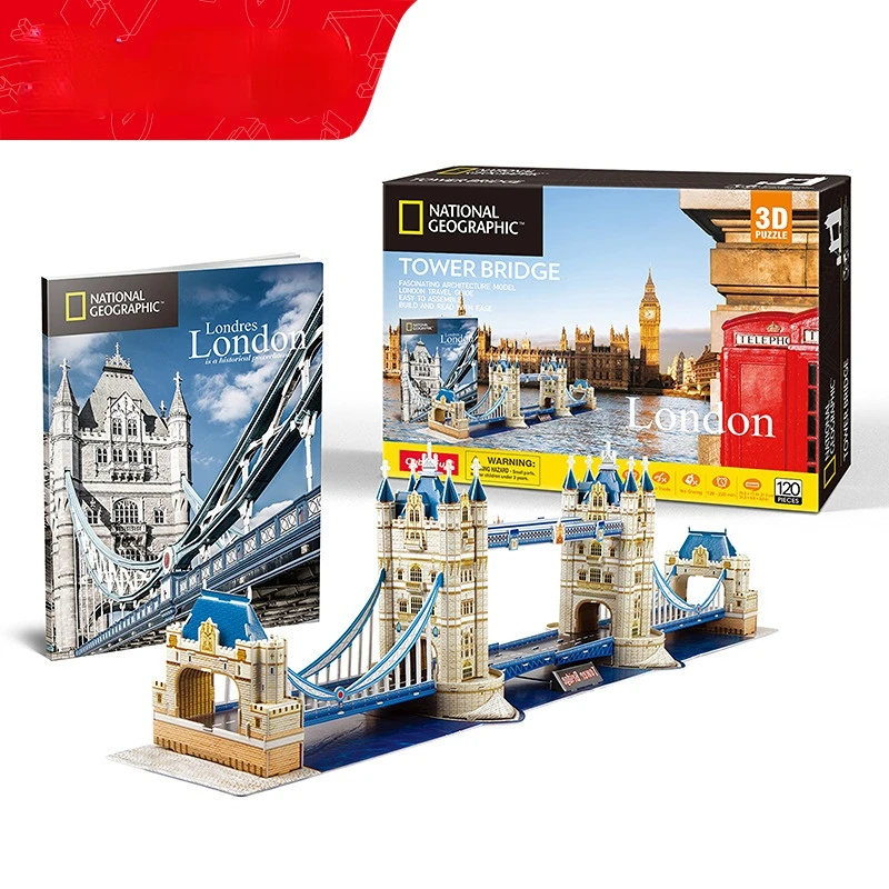 3D three-dimensional jigsaw puzzle London Twin Bridge 8-10-12 year old children's puzzle puzzle DIY paper model
3D three-dimensional jigsaw puzzle London Twin Bridge 8-10-12 year old children's puzzle puzzle DIY paper model