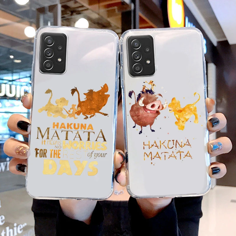 The Lion King Cool For Samsung Galaxy A04 A04E A42 A12 A02S A91 A81 A71 A51 A41 A31 A21 Transparent Soft Phone Case Coque Capa
The Lion King Cool For Samsung Galaxy A04 A04E A42 A12 A02S A91 A81 A71 A51 A41 A31 A21 Transparent Soft Phone Case Coque Capa
