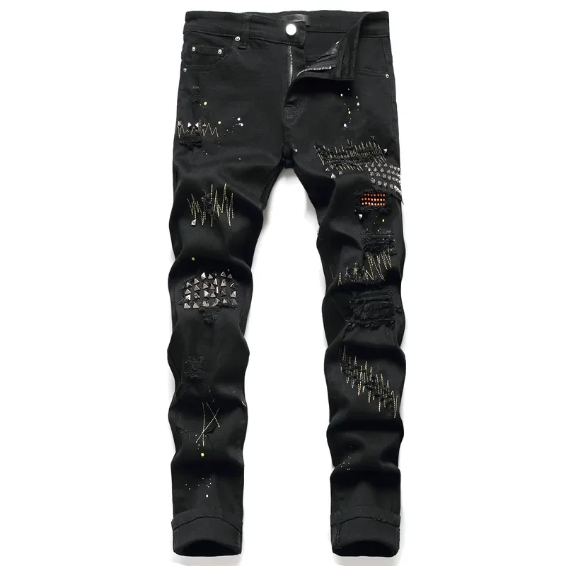 Hosen Herren Pants Jeans Men Jean Homme Slim Denim Trousers Biker High Quality Male Straight Casual Designer Pantalones Hombre
Hosen Herren Pants Jeans Men Jean Homme Slim Denim Trousers Biker High Quality Male Straight Casual Designer Pantalones Hombre