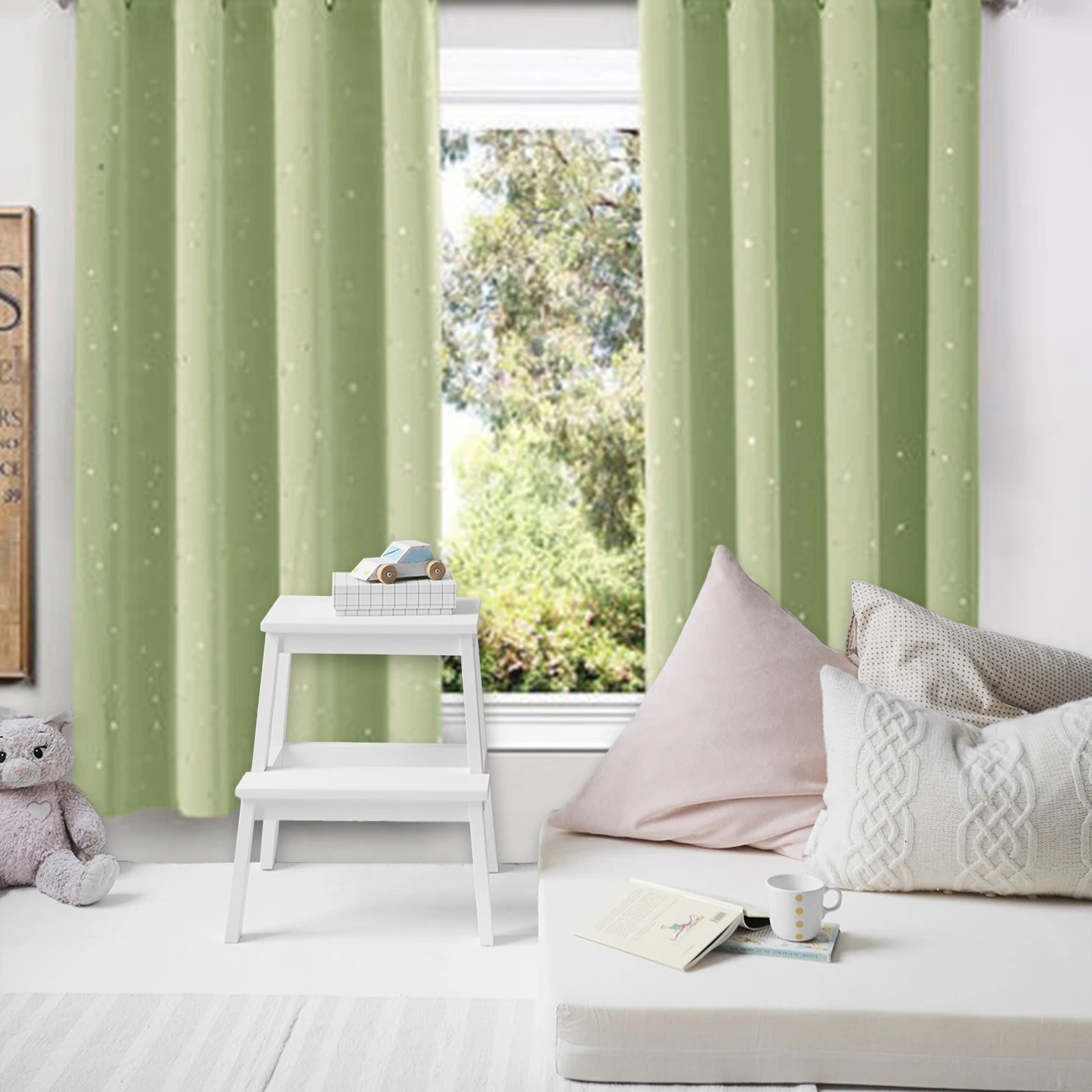 1PC Bedroom Curtains 42x63 Inches Curtains For Living Room Star Printed Darkening Curtains For Bedroom
1PC Bedroom Curtains 42x63 Inches Curtains For Living Room Star Printed Darkening Curtains For Bedroom