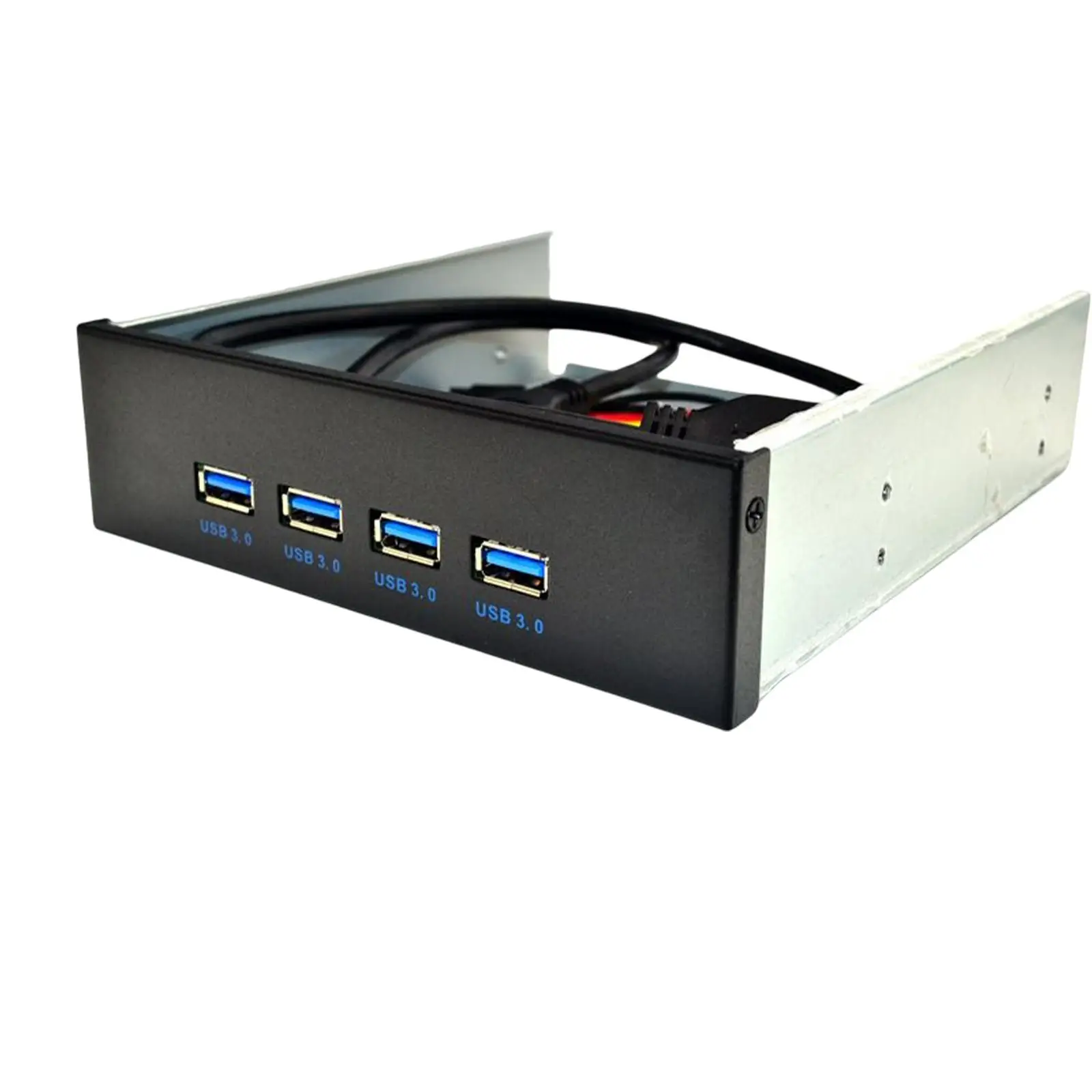5.25" USB Front Panel 4xUSB3.0 Multifunction Plug and Play Computer Expansion Board Metal Optical Drive Bay for Desktop Computer
5.25" USB Front Panel 4xUSB3.0 Multifunction Plug and Play Computer Expansion Board Metal Optical Drive Bay for Desktop Computer