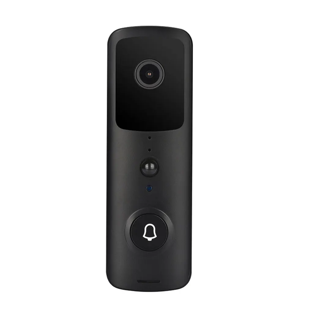 Video Doorbell WiFi Battery Powered APP Remote Control Playback Message Push Movement Detection Wireless Door Bell Black
Video Doorbell WiFi Battery Powered APP Remote Control Playback Message Push Movement Detection Wireless Door Bell Black