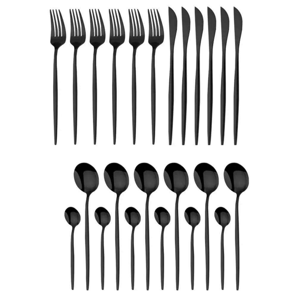 24Pcs/Set Tableware Set Wear-Resistant 4 Colors Easy to Clean Portable Dinnerware Set Gift Cutlery Set for Household
24Pcs/Set Tableware Set Wear-Resistant 4 Colors Easy to Clean Portable Dinnerware Set Gift Cutlery Set for Household