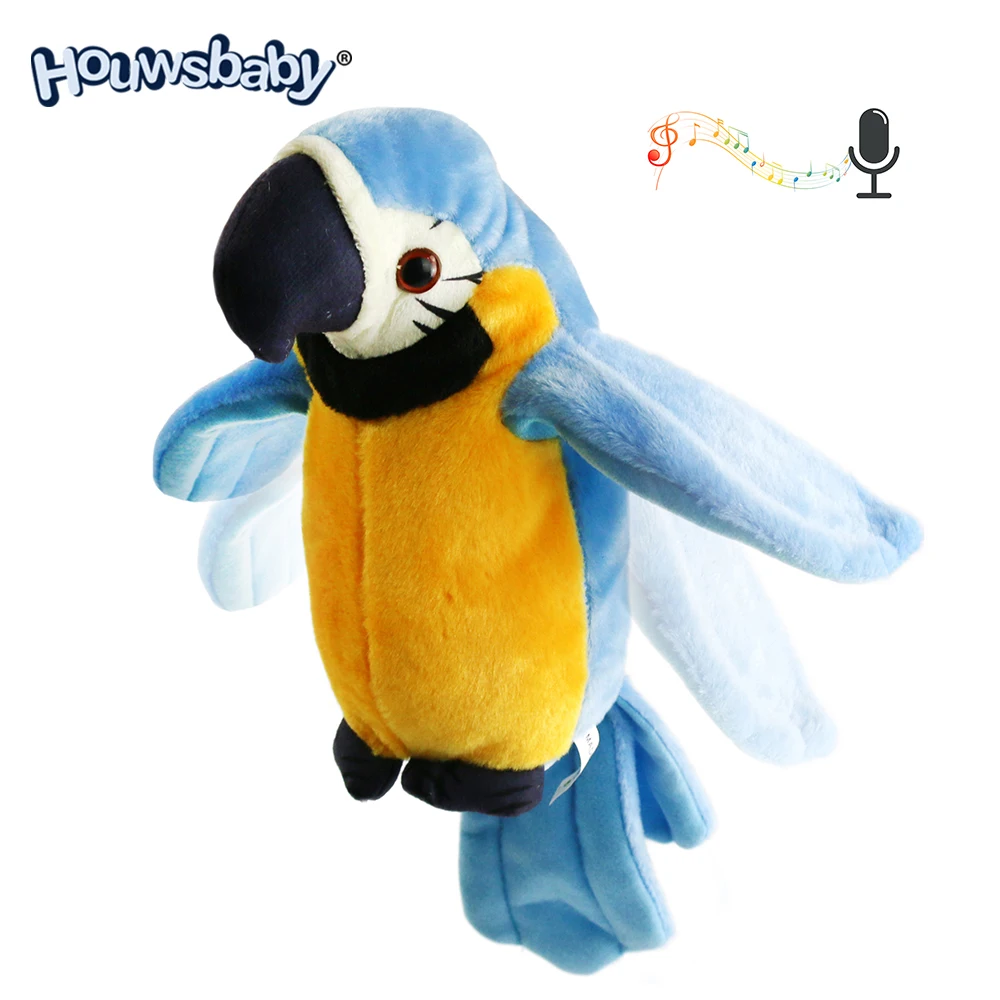 Houwsbaby Speaking Parrot Record Repeats Electronic Bird Talking Pet Stuffed Animal Waving Wings Plush Toy, 9 in
Houwsbaby Speaking Parrot Record Repeats Electronic Bird Talking Pet Stuffed Animal Waving Wings Plush Toy, 9 in