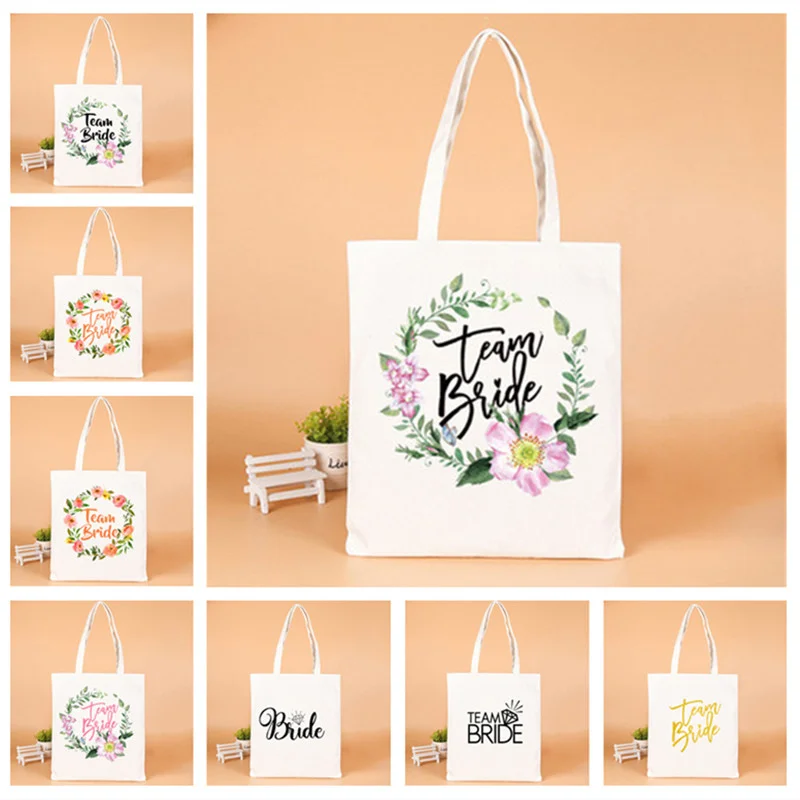 Team Bride Bachelorette Party Gift Cotton Canvas Bags Handles Hen Party Wedding Bridal Shower Supplies Wedding Decor Supplies
Team Bride Bachelorette Party Gift Cotton Canvas Bags Handles Hen Party Wedding Bridal Shower Supplies Wedding Decor Supplies