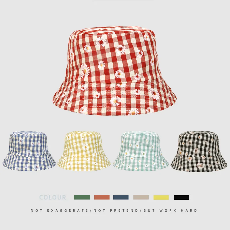 Idyllic wide-brimmed fisherman hat women's sunshade sunscreen daisy plaid print fisherman hat women's
Idyllic wide-brimmed fisherman hat women's sunshade sunscreen daisy plaid print fisherman hat women's