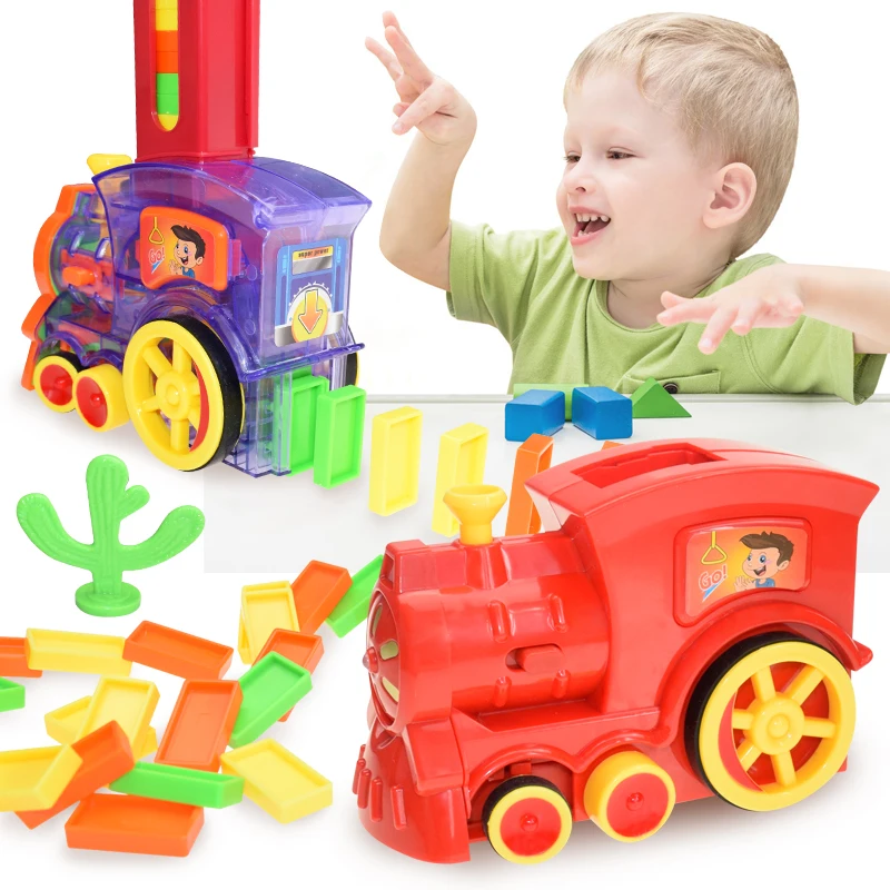 Kids Domino Train Car Set Sound Light Automatic Laying Domino Brick Colorful Dominoes Blocks Game Educational DIY Toy Gift
Kids Domino Train Car Set Sound Light Automatic Laying Domino Brick Colorful Dominoes Blocks Game Educational DIY Toy Gift
