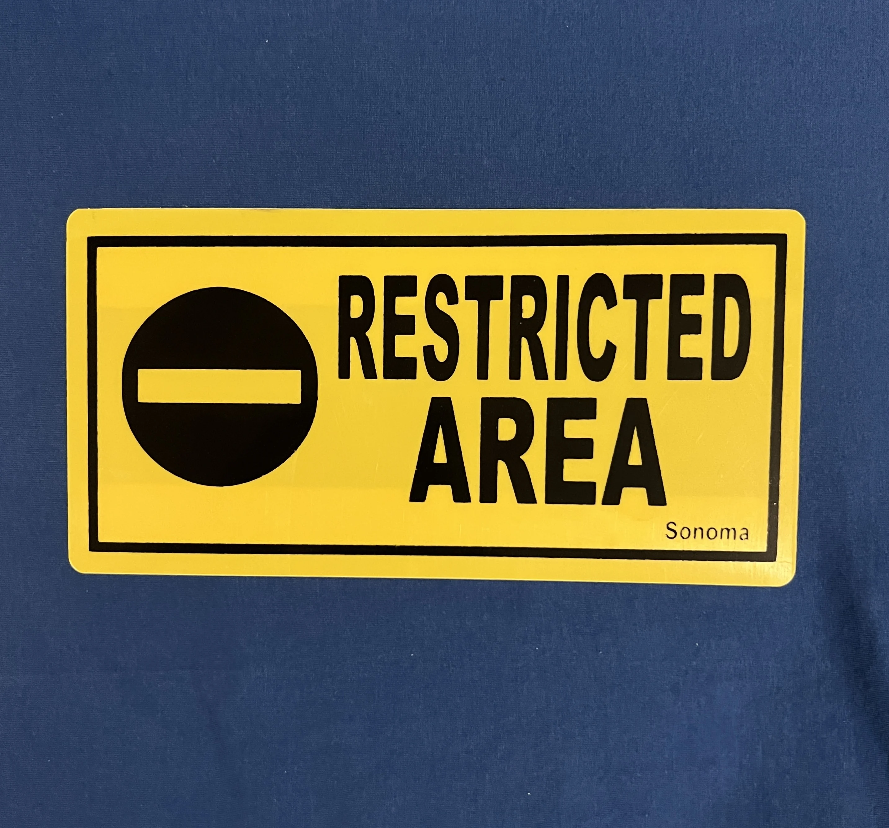 Signage 4x8 inches Restricted Area Sign Not Sticker Not Laminated vintage decor wall decoration home decoration wall
Signage 4x8 inches Restricted Area Sign Not Sticker Not Laminated vintage decor wall decoration home decoration wall