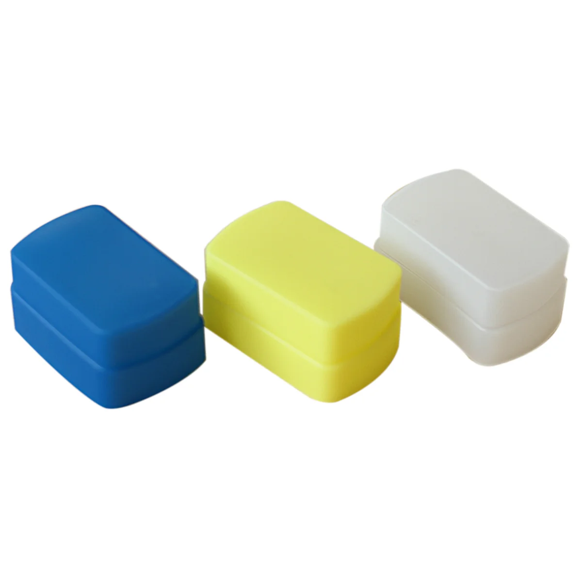 3 Colors Silicone Flexible Flash Bounce Diffuser Softbox for 430EX 430EX II EX Flashlight (Blue+White+Yellow)
3 Colors Silicone Flexible Flash Bounce Diffuser Softbox for 430EX 430EX II EX Flashlight (Blue+White+Yellow)