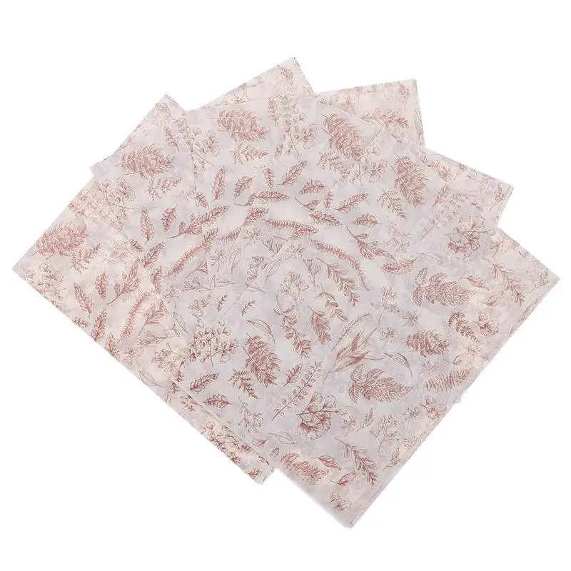 5 Sheets Multifunctional Wax Paper Food Grade Grease Paper Food Wrappers Wrapping Paper For Bread Candy Cake Burger Fries
5 Sheets Multifunctional Wax Paper Food Grade Grease Paper Food Wrappers Wrapping Paper For Bread Candy Cake Burger Fries