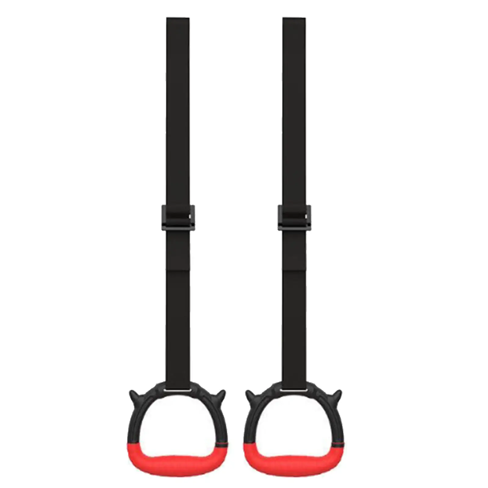 Gymnastics Rings Strength Training Nonslip Handle Gym Ring for Workouts Kids Adult 
Gymnastics Rings Strength Training Nonslip Handle Gym Ring for Workouts Kids Adult