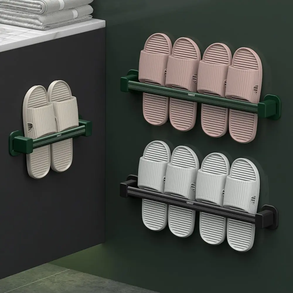 Home Non Perforated Bathroom Multi-functional Wall Hanging Storage Shelves Storage Rack Slipper Holder
Home Non Perforated Bathroom Multi-functional Wall Hanging Storage Shelves Storage Rack Slipper Holder