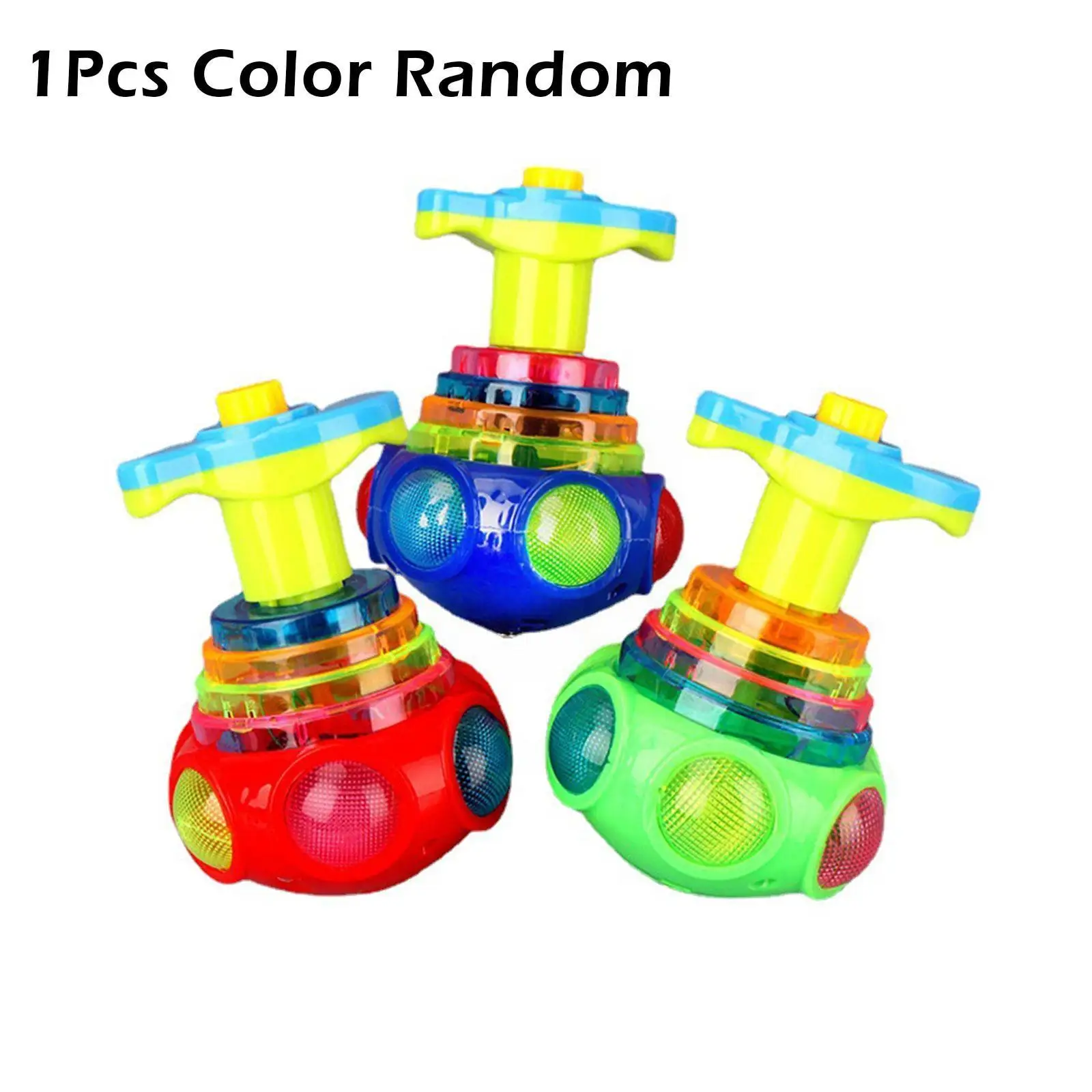Random Color Flashing Toy LED Rotating Gyro Toy With Music Peg-Top Toy For Kids Birthday Gifts E9V7
Random Color Flashing Toy LED Rotating Gyro Toy With Music Peg-Top Toy For Kids Birthday Gifts E9V7