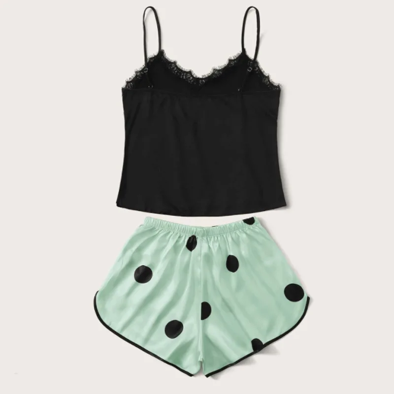 Summer Fat Girl Silk Sleepwear Set Sexy Suspenders Shorts Loose Plus Size Pajamas Set Comfortable Home Polyester Pajamas Women
Summer Fat Girl Silk Sleepwear Set Sexy Suspenders Shorts Loose Plus Size Pajamas Set Comfortable Home Polyester Pajamas Women