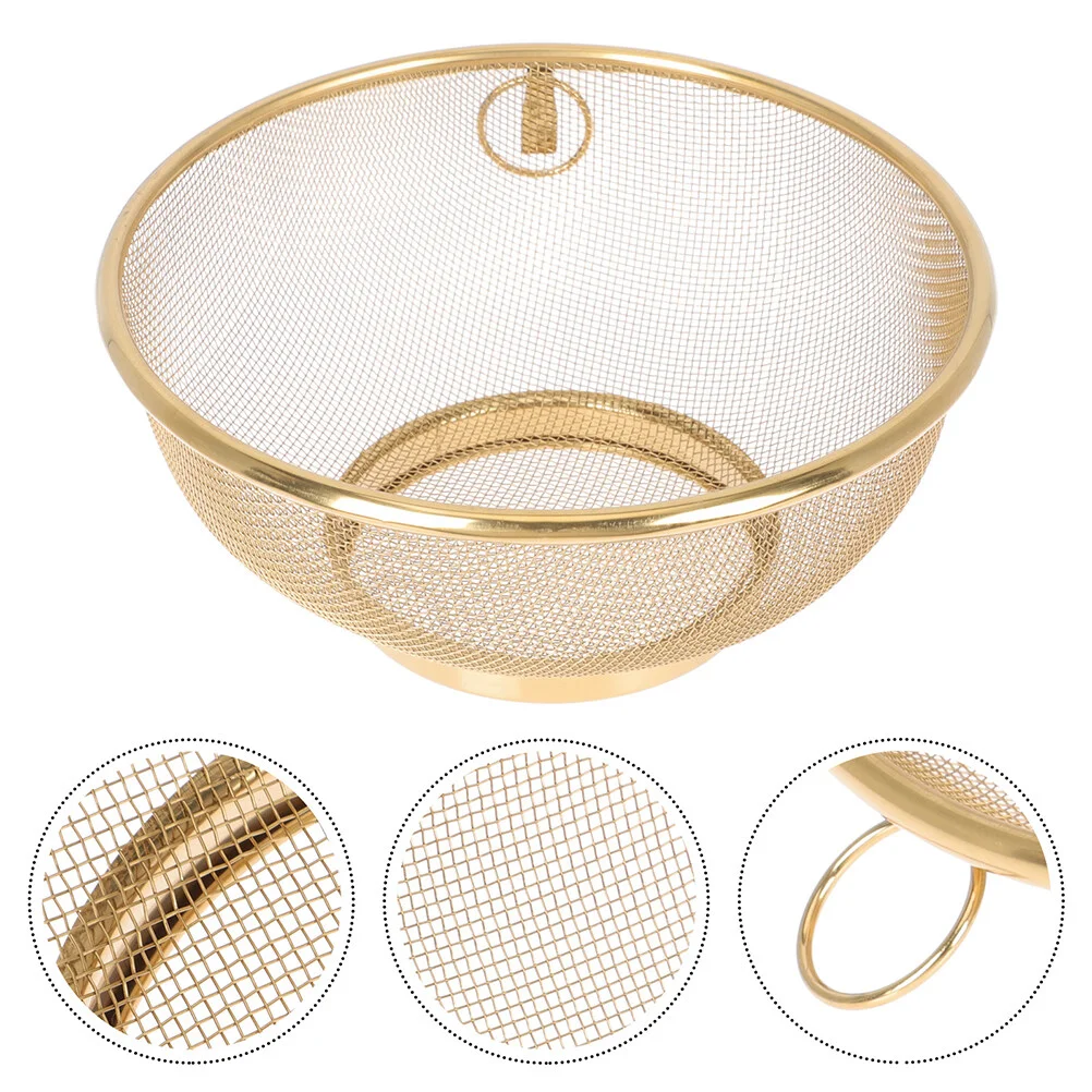 Rice Sieve Strainer Fine Mesh Stainless Colander Wire Steel Screen Small Metal Sink Cleaner Bowl Draining
Rice Sieve Strainer Fine Mesh Stainless Colander Wire Steel Screen Small Metal Sink Cleaner Bowl Draining