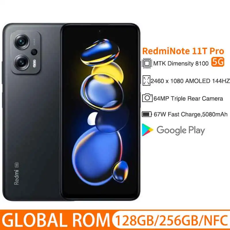 Смартфон Xiaomi Redmi Note 11T Pro с глобальной прошивкой, экран 8100 дюйма 144 Гц, камера 64 мп, аккумулятор 5080 мАч, быстрая зарядка 67 Вт
Смартфон Xiaomi Redmi Note 11T Pro с глобальной прошивкой, экран 8100 дюйма 144 Гц, камера 64 мп, аккумулятор 5080 мАч, быстрая зарядка 67 Вт