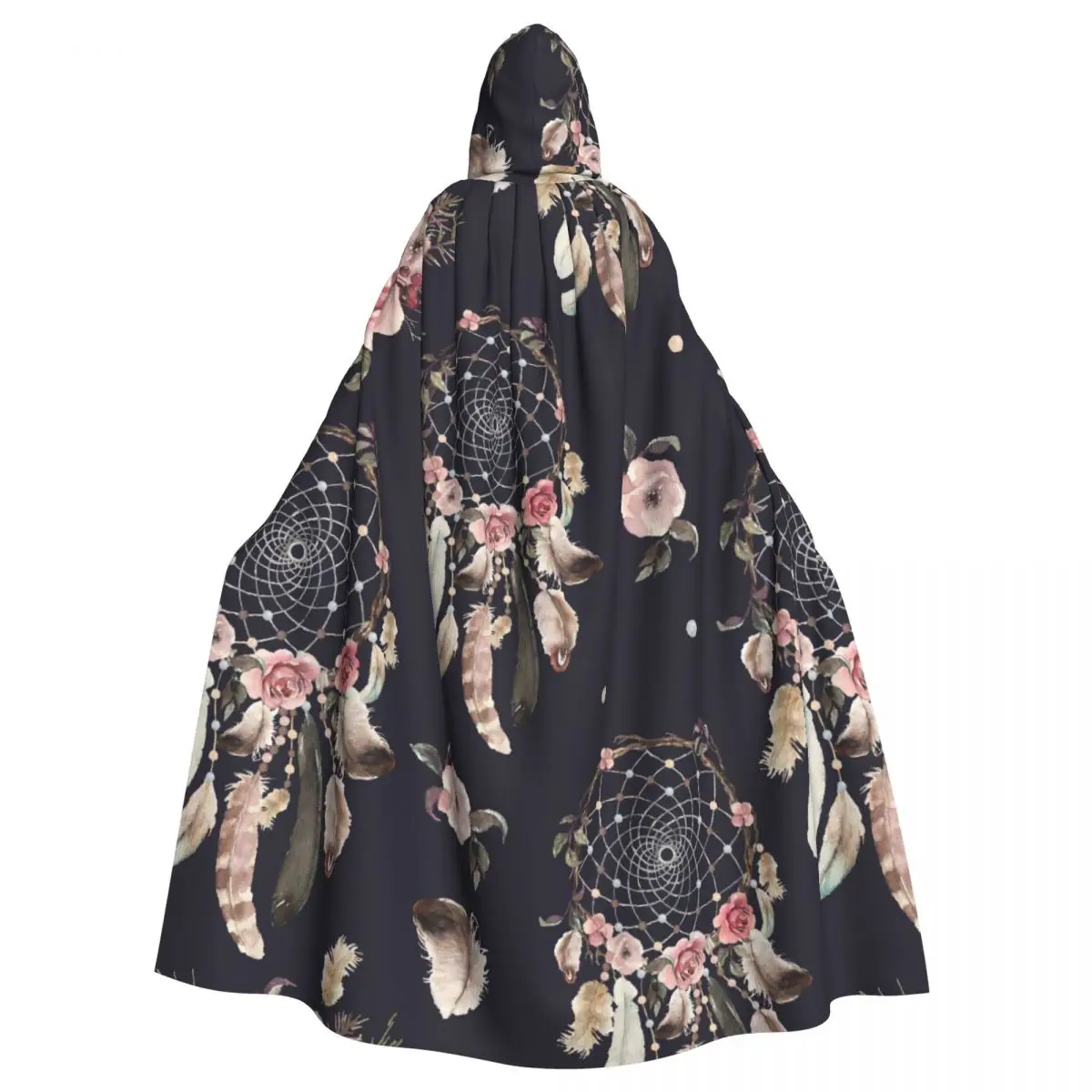 Unisex Witch Party Reversible Hooded Adult Vampires Cape Cloak Ethnic Dreamcatchers And Flowers
Unisex Witch Party Reversible Hooded Adult Vampires Cape Cloak Ethnic Dreamcatchers And Flowers