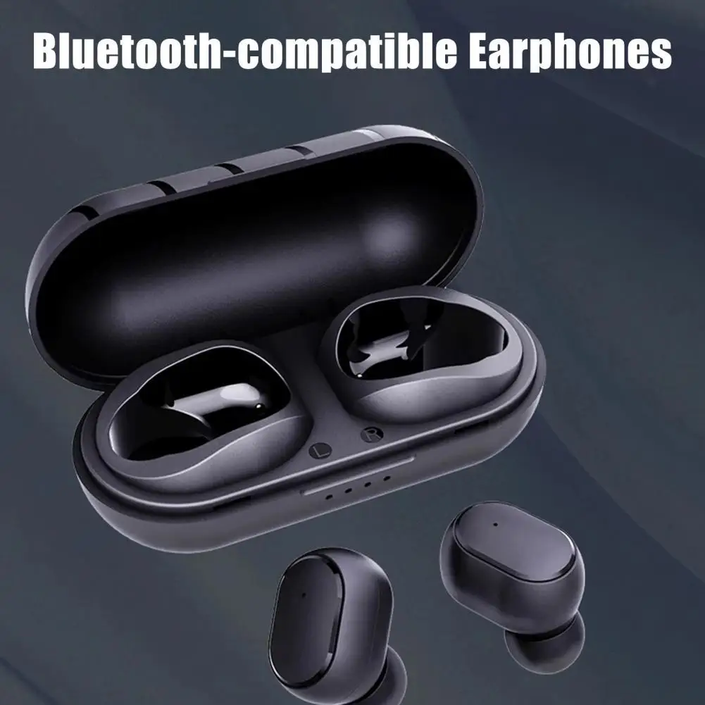 Беспроводная гарнитура T6 Bluetooth-совместимые наушники 5 0 беспроводные спортивные