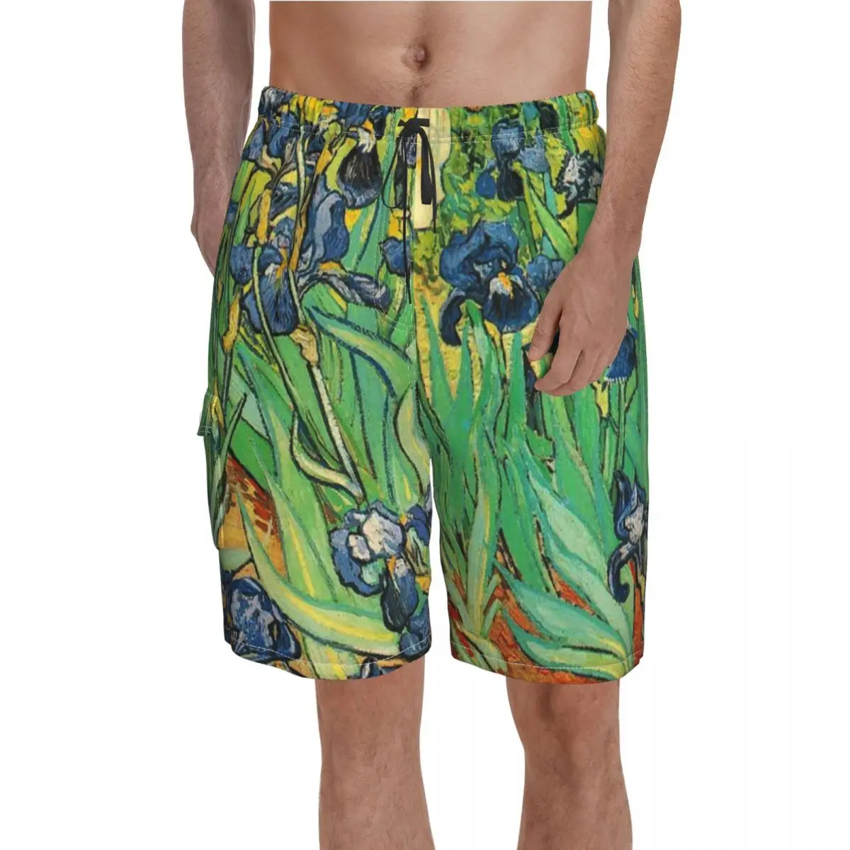 Van Gogh Board Shorts Irises Vincent Beach Shorts Elastic Waist Cute Print Swimming Trunks Plus Size 2XL
Van Gogh Board Shorts Irises Vincent Beach Shorts Elastic Waist Cute Print Swimming Trunks Plus Size 2XL