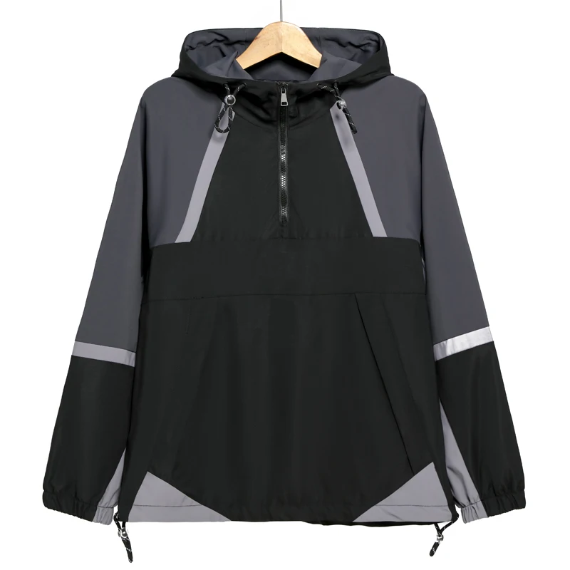 Jacket male spring and autumn Korean version of the trend stitching joint Hong Kong style casual wild tooling
Jacket male spring and autumn Korean version of the trend stitching joint Hong Kong style casual wild tooling