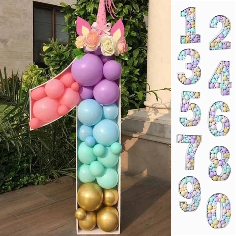 73/93cm Giant Birthday Figure Balloon Filling Box 1 One Year 1st Birthday Boy Girl Anniversary Baby Shower Gender Reveal Decor
73/93cm Giant Birthday Figure Balloon Filling Box 1 One Year 1st Birthday Boy Girl Anniversary Baby Shower Gender Reveal Decor