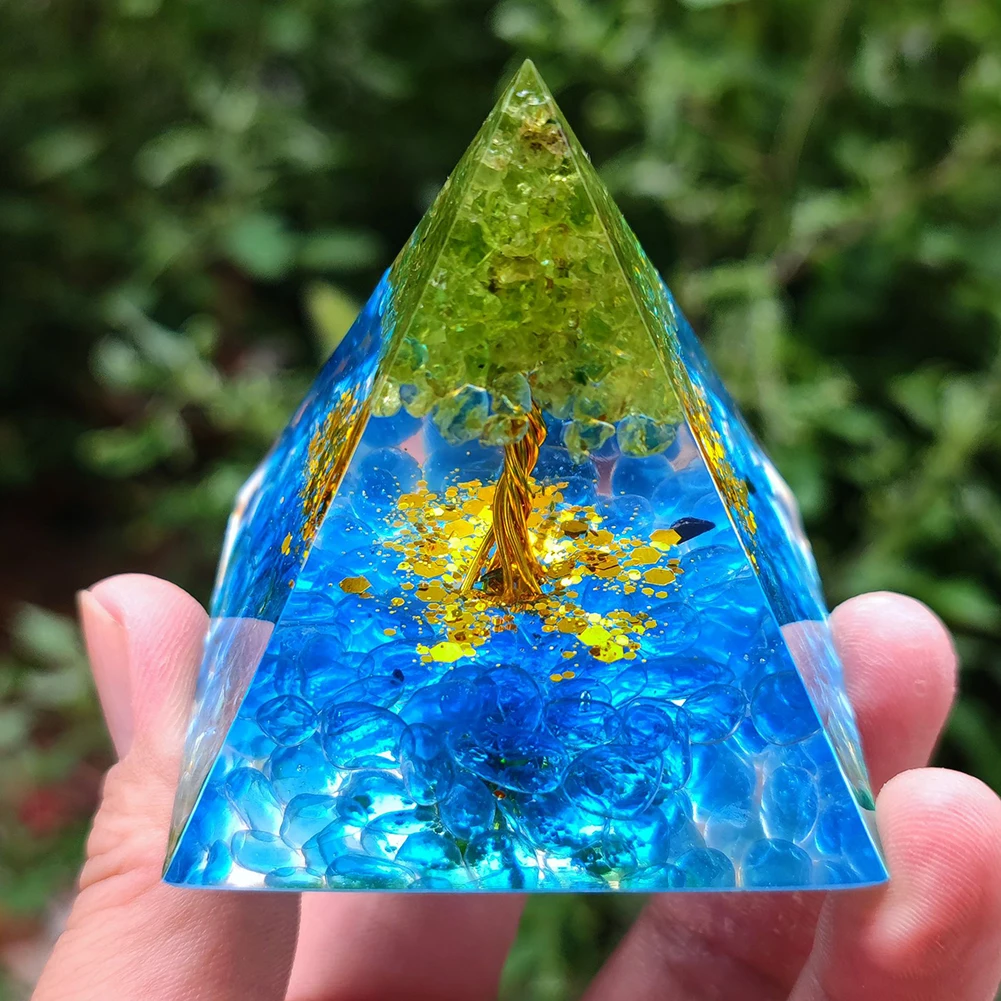Amethyst Crystal Healing Orgonite Pyramid Obsidians Chakra Energy Stones Bring Positive Fortune Craft Decoration
Amethyst Crystal Healing Orgonite Pyramid Obsidians Chakra Energy Stones Bring Positive Fortune Craft Decoration