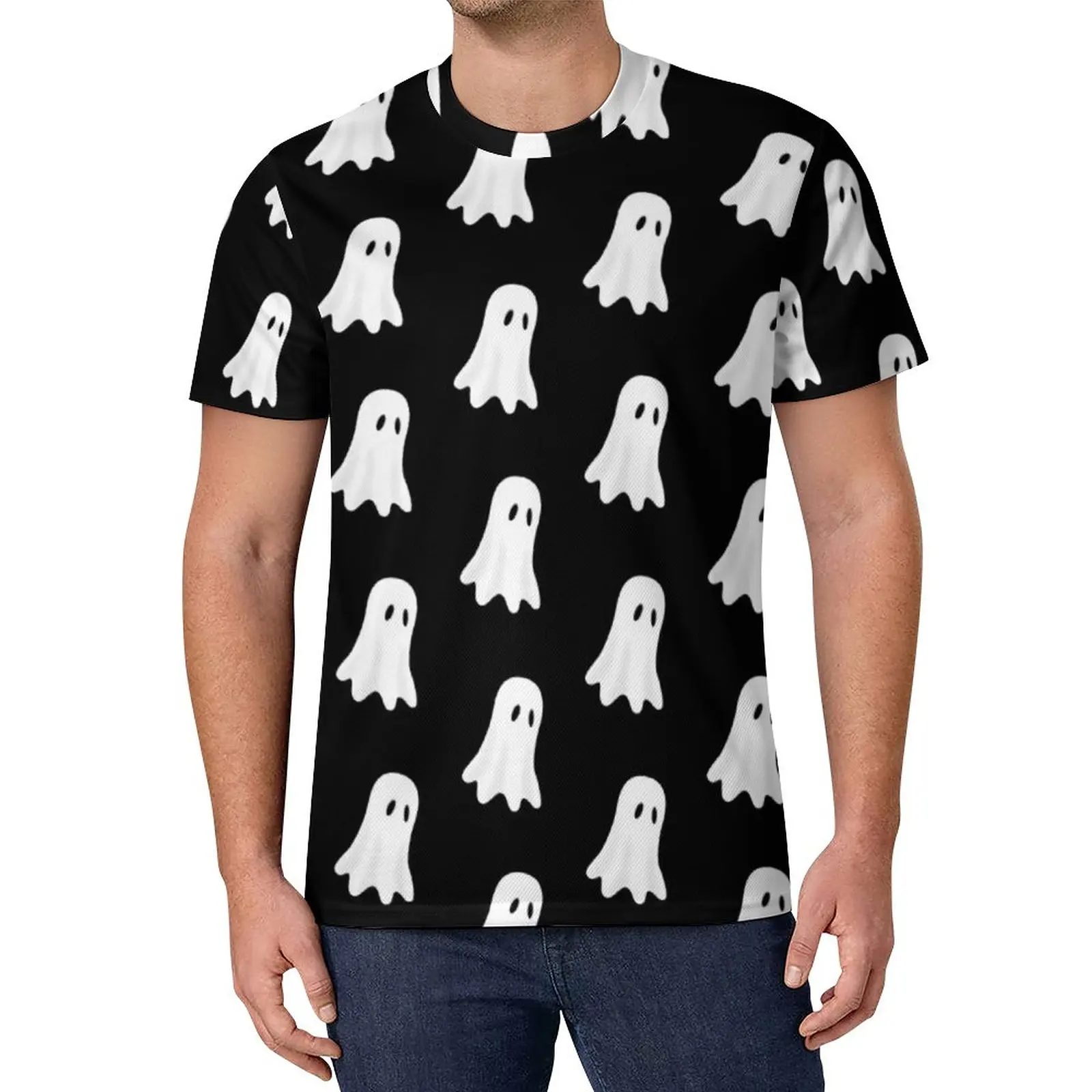 White Ghost Print T Shirt Spooky Halloween Harajuku T Shirts Summer Pattern Tee Shirt Casual Tops Plus Size 6XL
White Ghost Print T Shirt Spooky Halloween Harajuku T Shirts Summer Pattern Tee Shirt Casual Tops Plus Size 6XL
