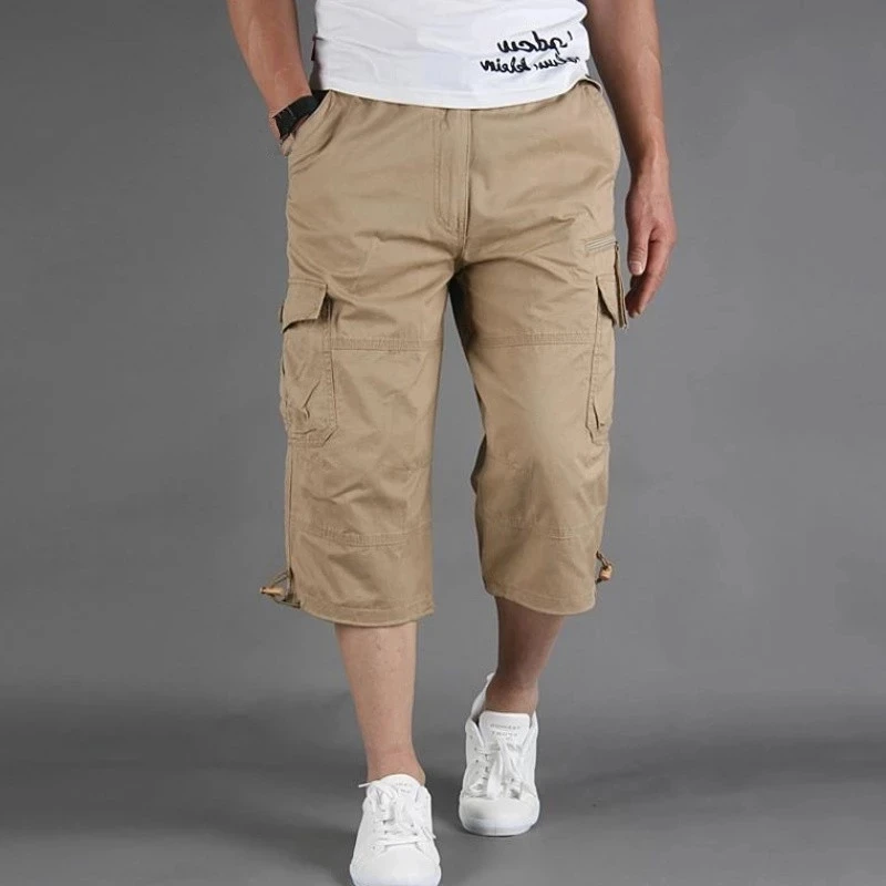 Plus Size Knee Length Cargo Shorts Men's Summer Casual Cotton Multi Pockets Breeches Cropped Short Pants Loose Camouflage Shorts
Plus Size Knee Length Cargo Shorts Men's Summer Casual Cotton Multi Pockets Breeches Cropped Short Pants Loose Camouflage Shorts