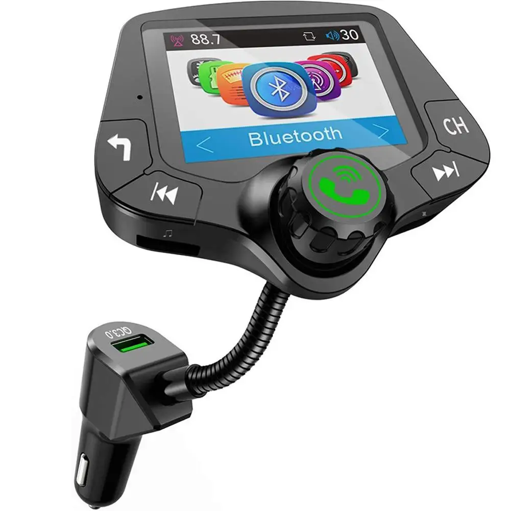 Автомобильный MP3-плеер G24, FM-трансмиттер с 4,0-дюймовым экраном, поддержкой Bluetooth и быстрой зарядки
Автомобильный MP3-плеер G24, FM-трансмиттер с 4,0-дюймовым экраном, поддержкой Bluetooth и быстрой зарядки