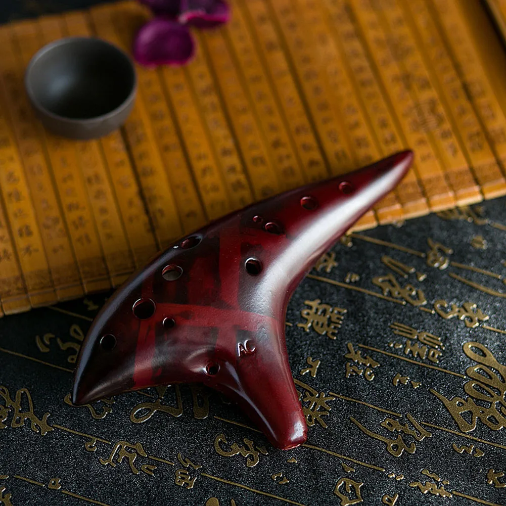 12-Hole Ceramic Ocarina Instrument With Song Book Carry Bag Neck Strap Gift For Beginners Musical Instruments
12-Hole Ceramic Ocarina Instrument With Song Book Carry Bag Neck Strap Gift For Beginners Musical Instruments