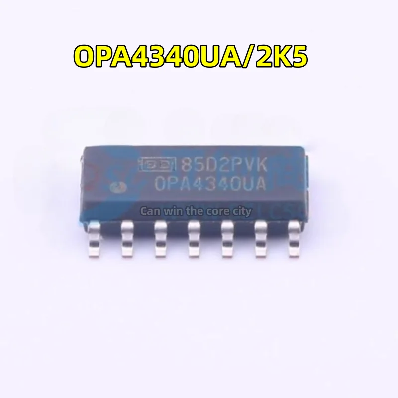 

10 PCS / LOT new OPA4340UA OPA4340UA / 2K5 operational amplifier chip package SOP14 original