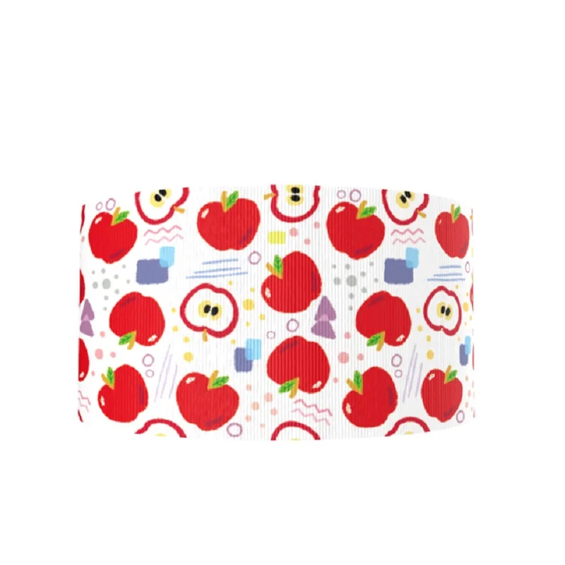 50yards Fruit Printed Grosgrain Ribbon FOE Elastic Ribbon DIY Hair Bows Hair Ties Crafts Accessories
50yards Fruit Printed Grosgrain Ribbon FOE Elastic Ribbon DIY Hair Bows Hair Ties Crafts Accessories